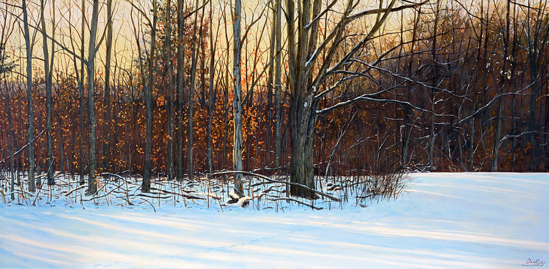 winter scene
sunset
winter painting