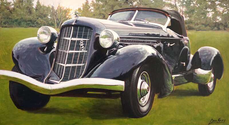 auburn
classic car
painting
realism
