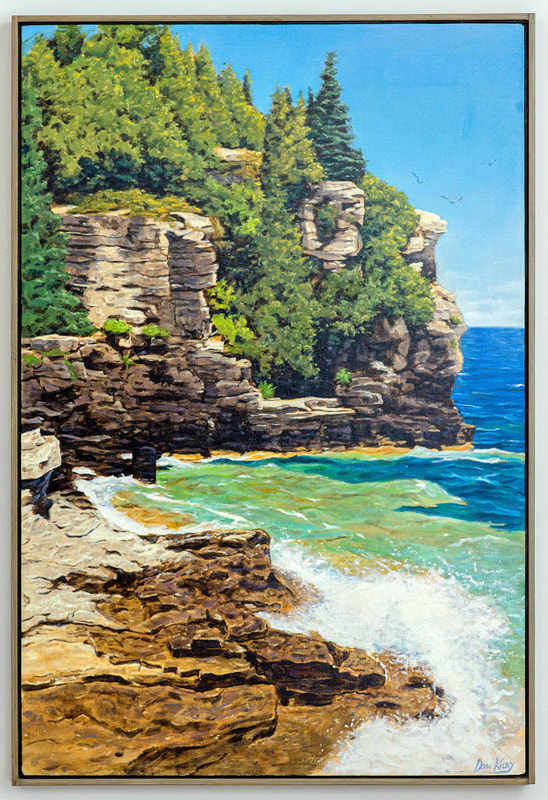 Georgian bay
bruce peninsula
landscape painting