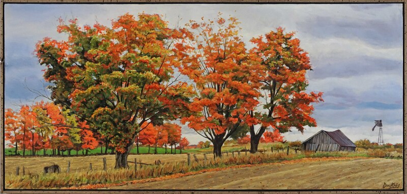 autumn
fall colours
painting
rural scene