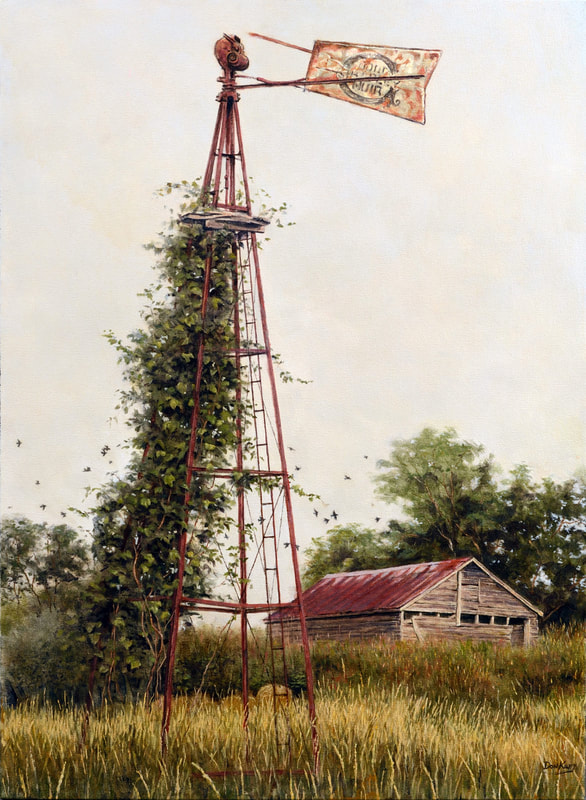 Grey County
Old windmill
rural scene
