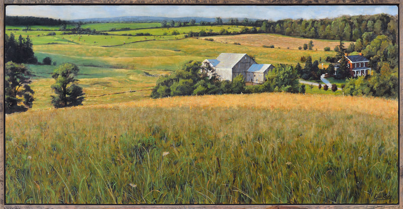 commisioned art
grey county
rural scene