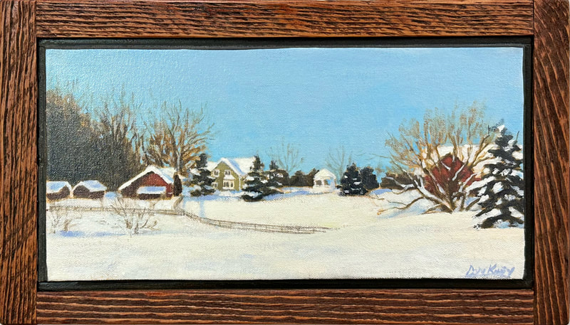 winter
landscape
painting
rural